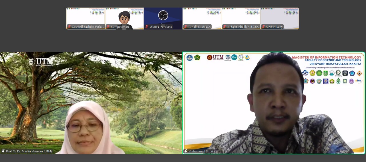 Webinar Kolaborasi Nasional: MTI UIN Jakarta dan 22 Prodi INFOKOM