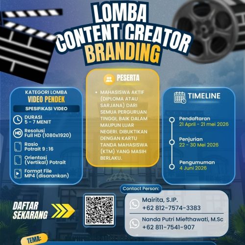 Poster Lomba Content Creator FST