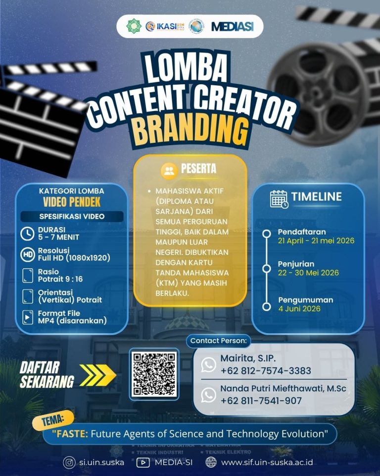 Poster Lomba Content Creator FST