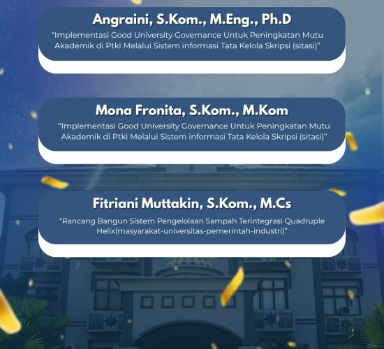 Daftar dosen penerima BOPTN 2026 pada bidang tata kelola dan sistem berbasis teknologi.